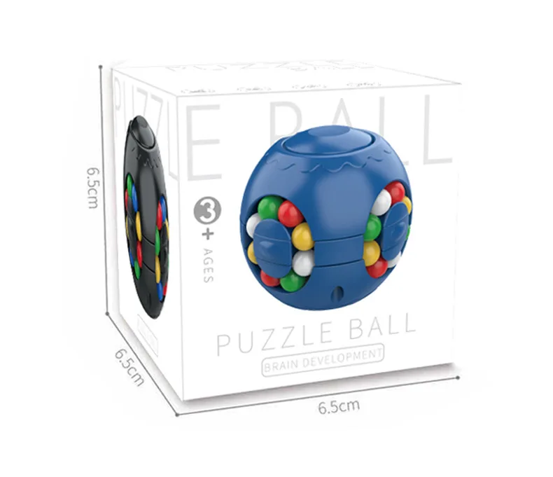 

4 Colors English Rotating Magic Bean Fingertip Toy Children Adults Intelligence Puzzles Games pop it fidget Toys for Kids Gift