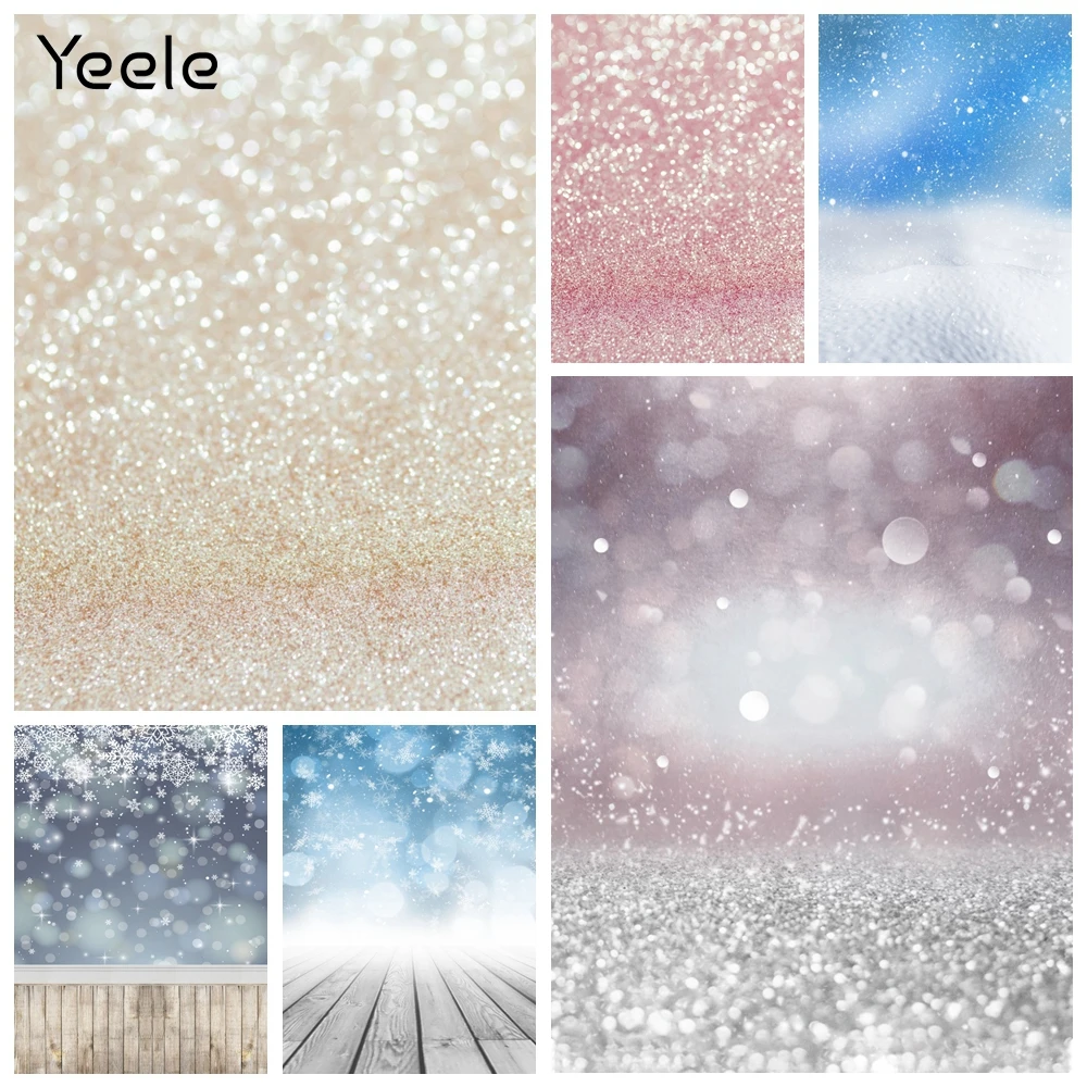 Yeele портрет мечтательной блестящие светильник боке фоны для свадебной и
