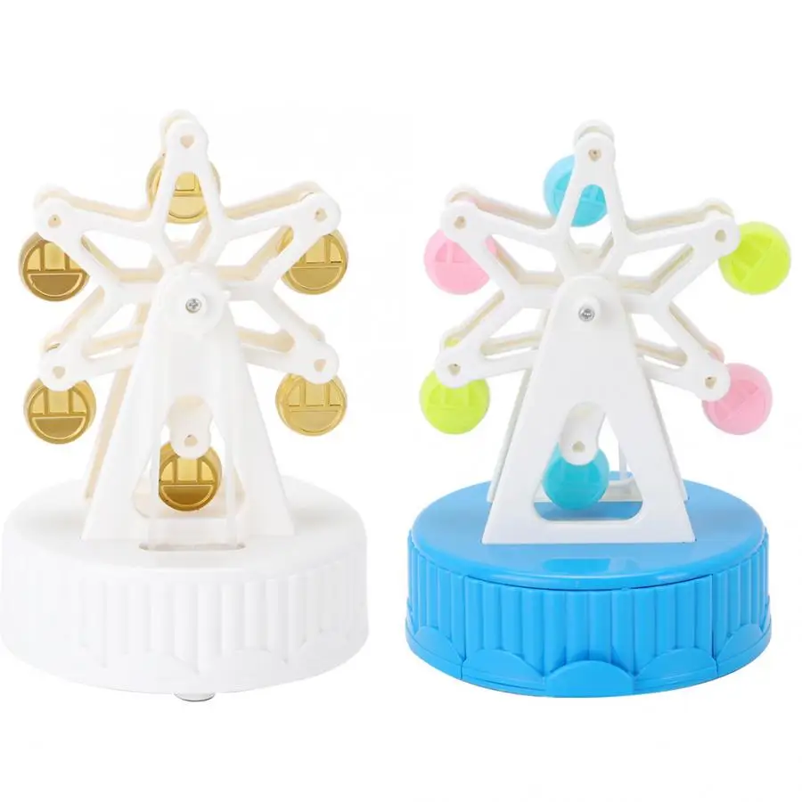 Cikonielf винтажная деревянная музыкальная шкатулка с водяным колесом пластиковая