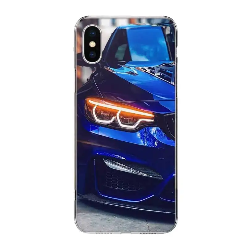 Синий красный для сумки Bmw Fundas силиконовый чехол телефона Apple iPhone 11 Pro 6 6S 7 8 Plus + X 10