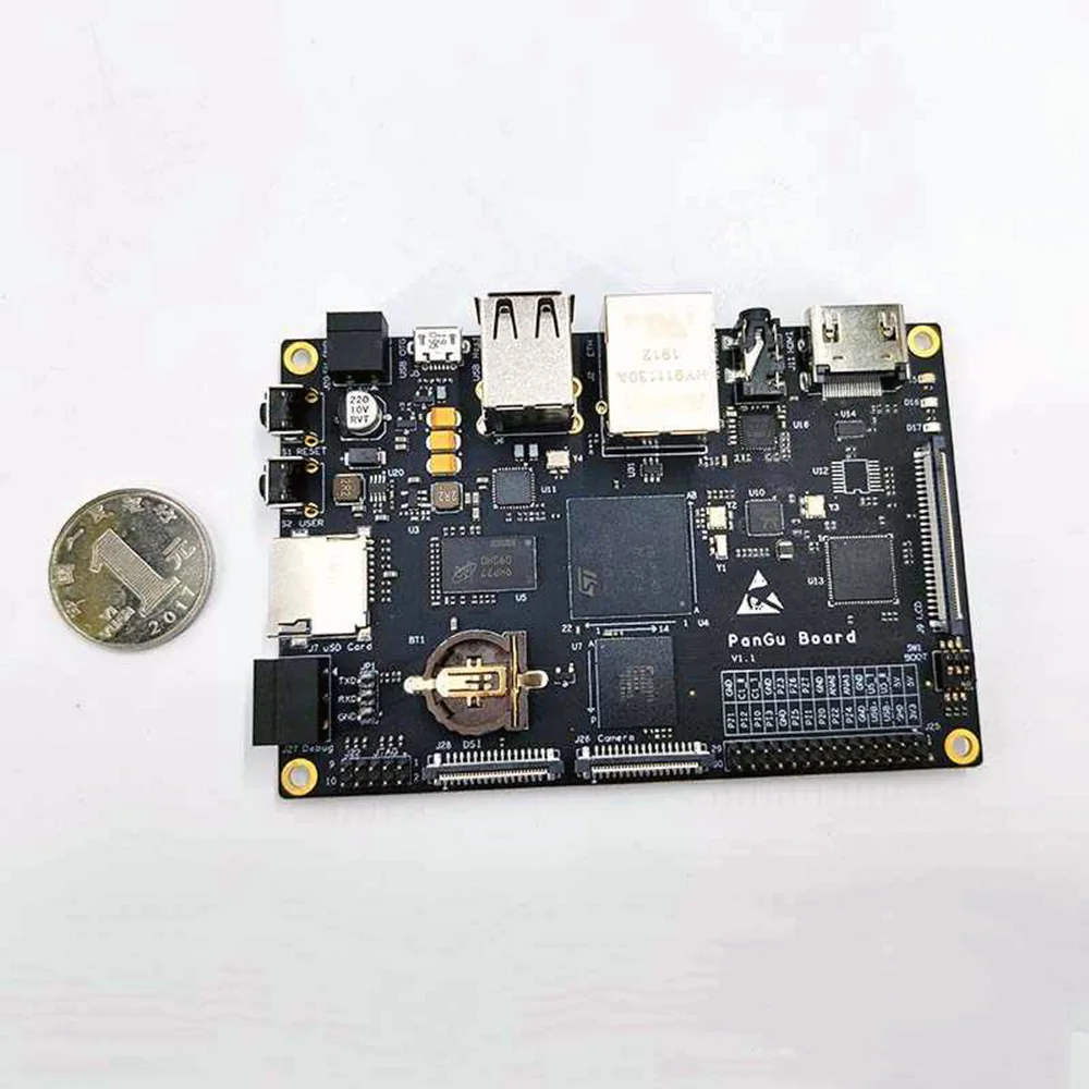 Плата Taidacent STM32MP157 ARM Linux SoC макетная плата STM32MP1 CortexA7 с HDMI/MIPI/RGB-ЖК-интерфейсом для