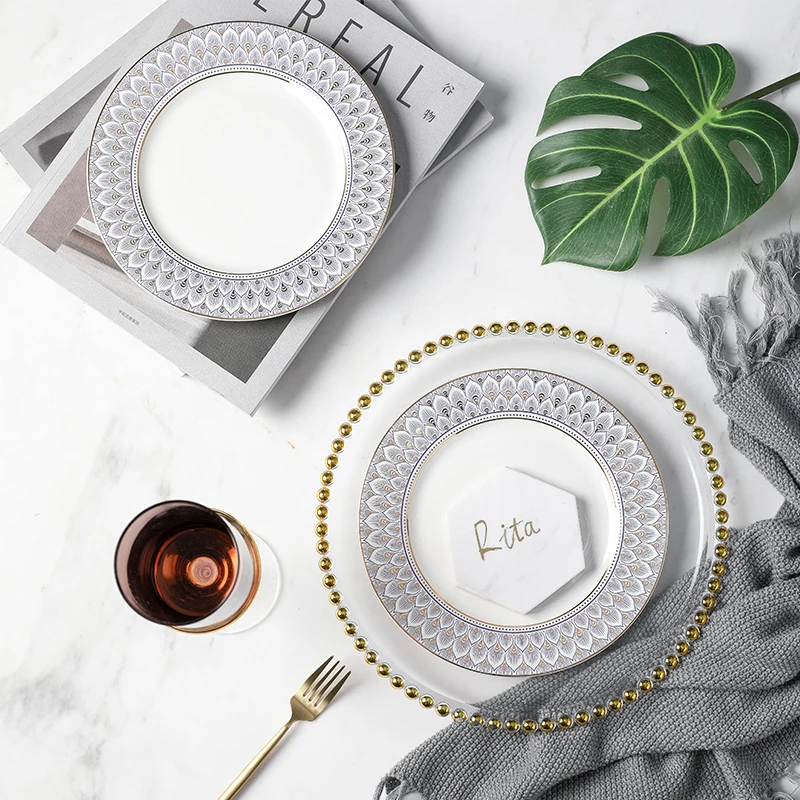 Скандинавский креативный светильник Роскошная золотая керамическая Западная