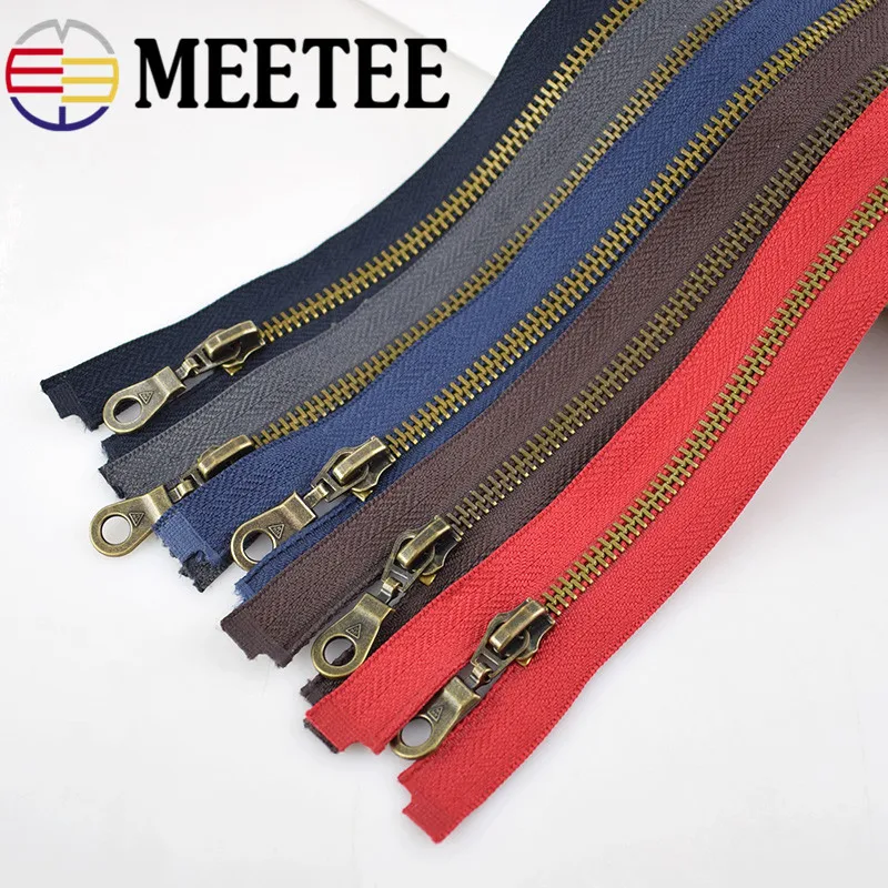 Meetee 1 шт. 70 см 5 # бронзовая открытая металлическая молния Сделай Сам шитье кожаная