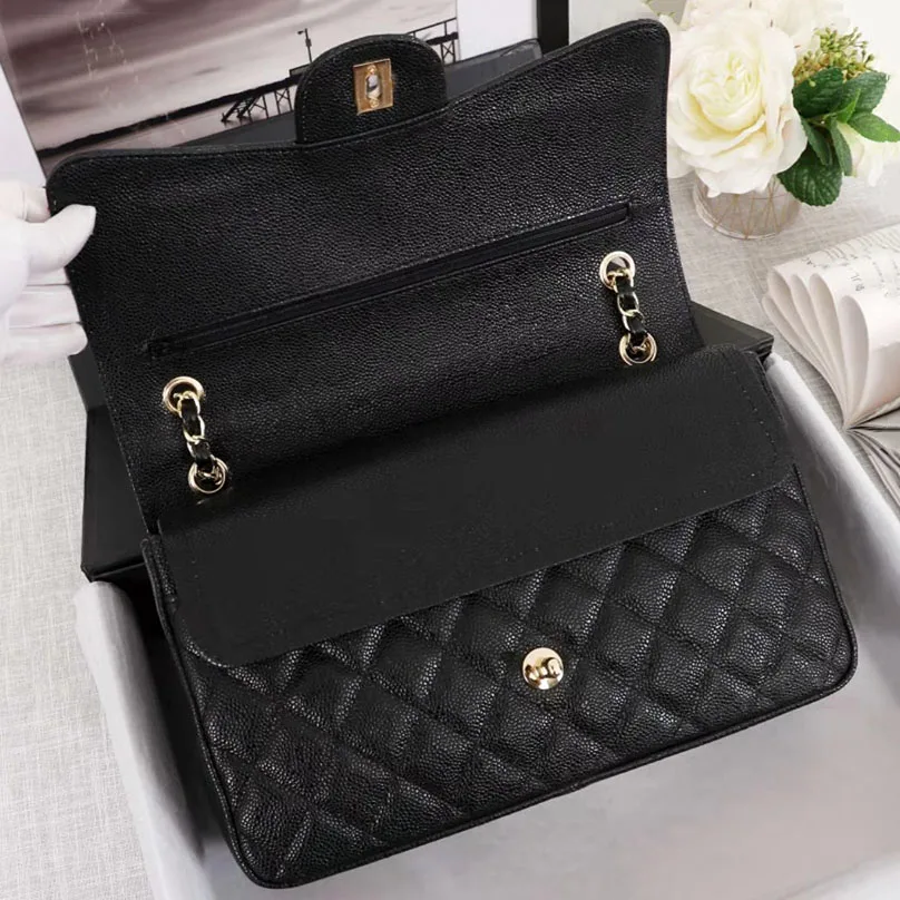 Luxury Handbag Bag For Women Genuine Leather Shoulder Bags Top Quality Fashion Design Lady's Crossbody Quilted Flap Bag Purse