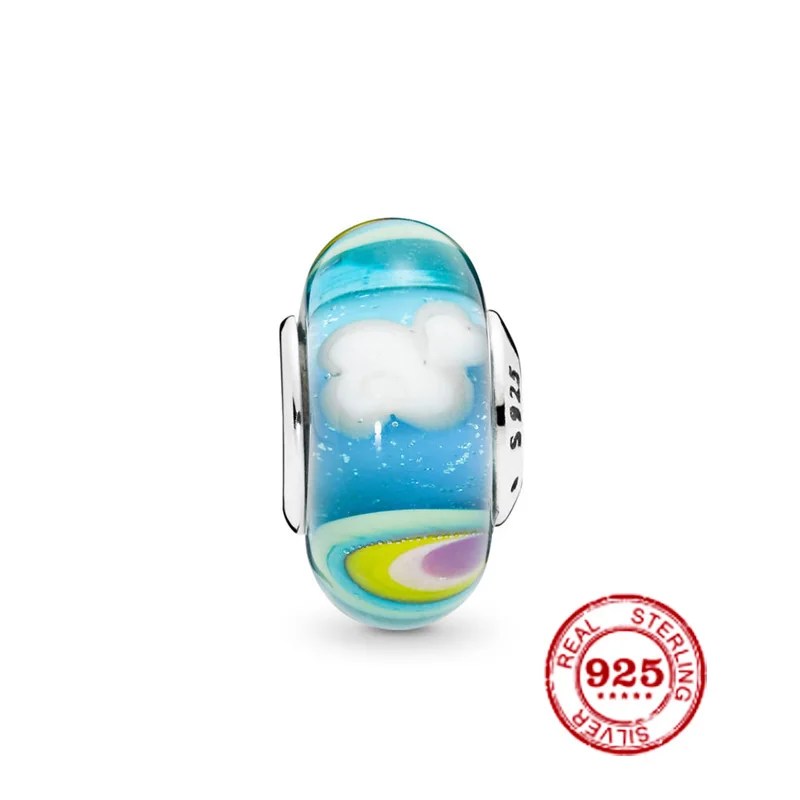 Модная подвеска Стерлинговое Серебро оригинал 1:1 королева пчела зажим белая