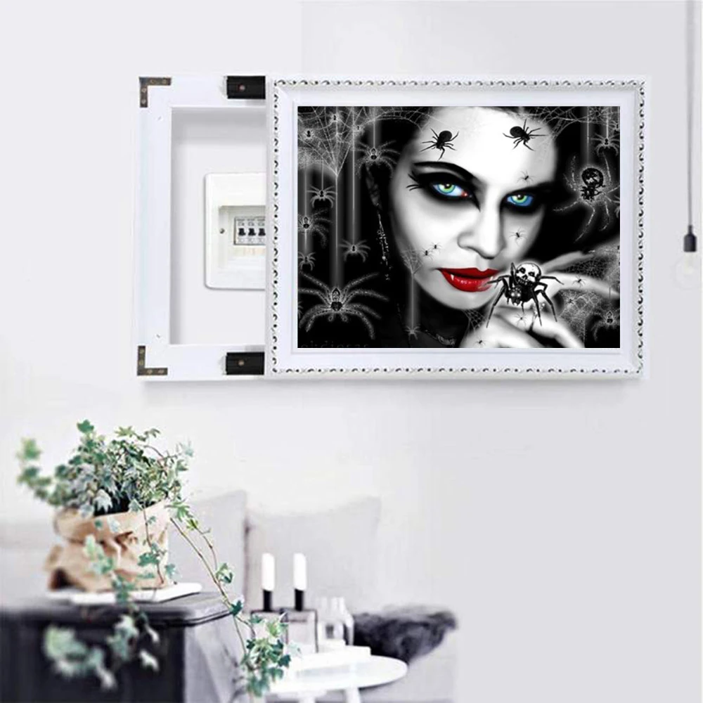 

5D Diy Diamond Painting Cross Stitch Witch Beauty Embroidery Mosaic Full Square Round Resin Drill Rhinestones Home Needlework Ki