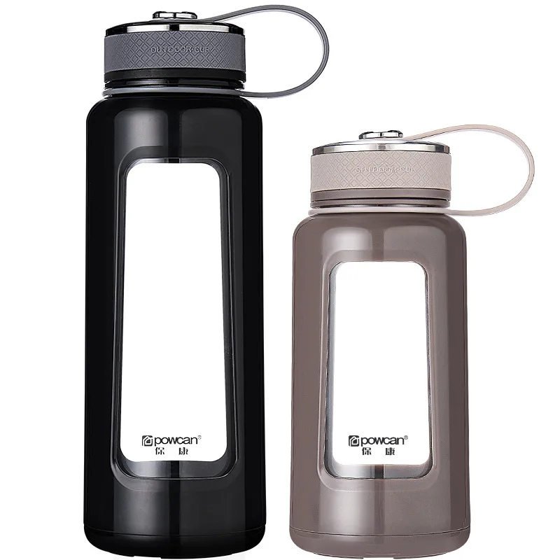 

Explosion proof cold and heat resistant Anti falling glass water office portable double deck household tea cup with cover