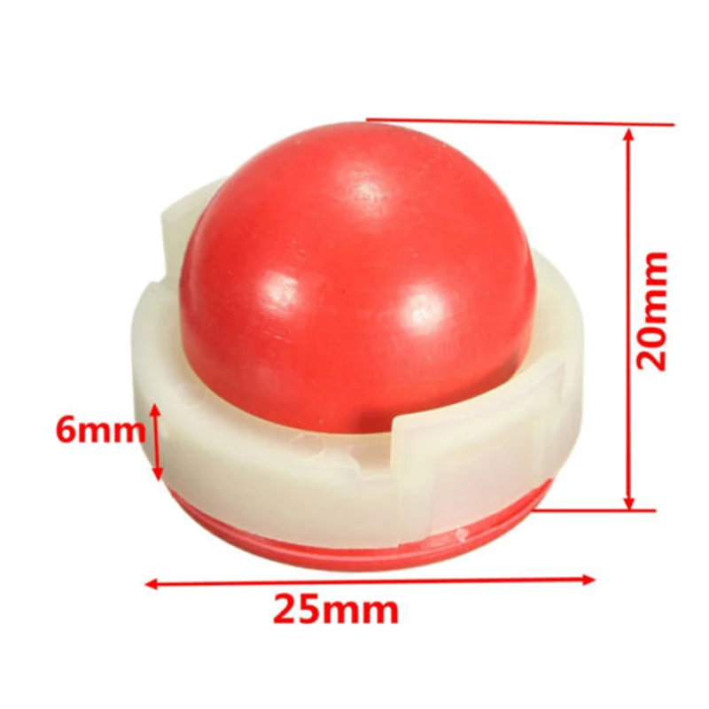 2x Red Carburetor Oil Primer Bulb Cup Kit for Briggs &amp Stratton 694394 494408 WS | Дом и сад