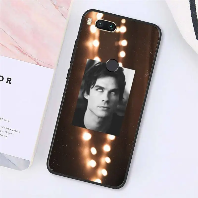 

ian somerhalder Vampire Diaries Phone Case For Xiaomi Redmi note 7 8 9 t max3 s 10 pro lite Luxury brand shell funda coque