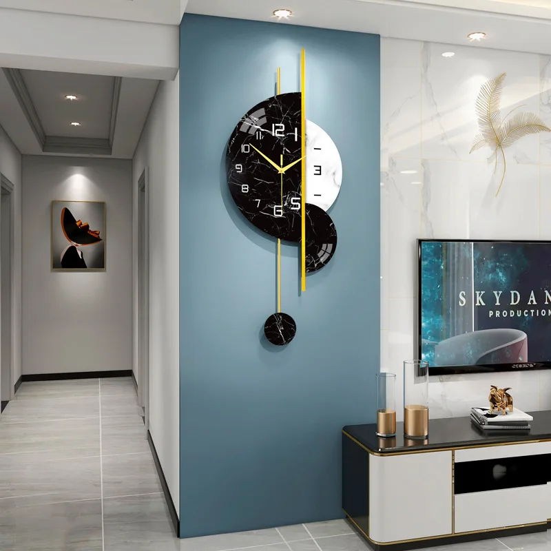 

Fashion creative wall clock Modern minimalist home decoration clock Nordic fashion personality art wall clock