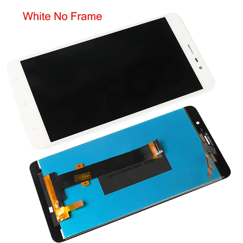 Для Xiaomi Redmi Note 3 ЖК-дисплей+ сенсорный экран+ рамка дигитайзер панель аксессуары для планшета для Redmi Note 3 Pro Prime 150 мм 5,5 дюйма - Цвет: White without frame
