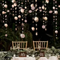 Рождественские украшения, 4 м, Мерцающая подвесная гирлянда, новогодний декор, рождественские украшения для дома, 2021