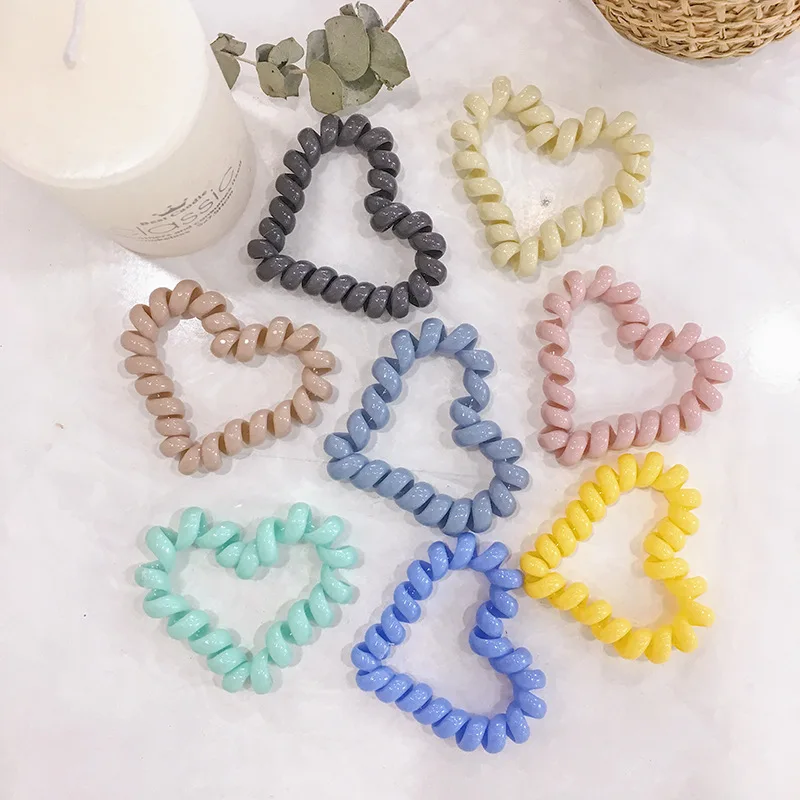 Светлый цвет квадратный пятиконечная Звезда Треугольник Сердце телефон провод