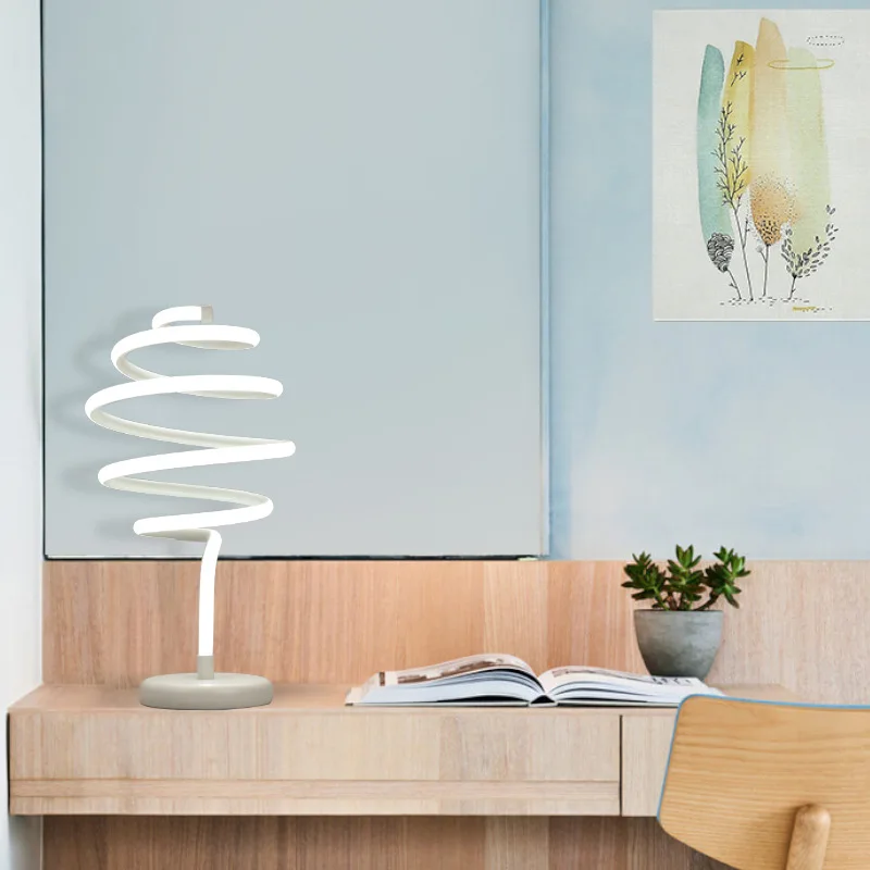 

modern led crystal table lamp table lamp acrylic white horse lamp masa lambas glass cover table dining room bedroom