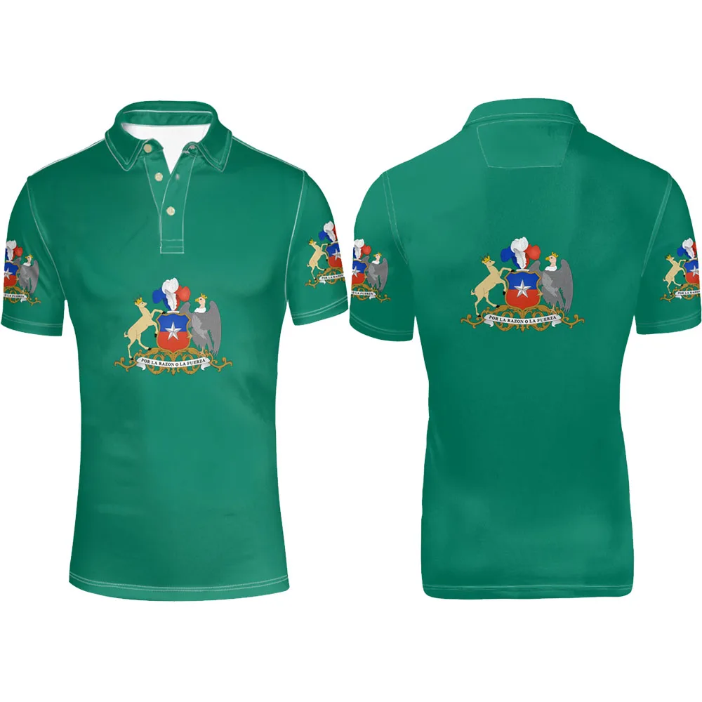 Чили Молодежная самодельная рубашка-поло chl с именным номером на заказ