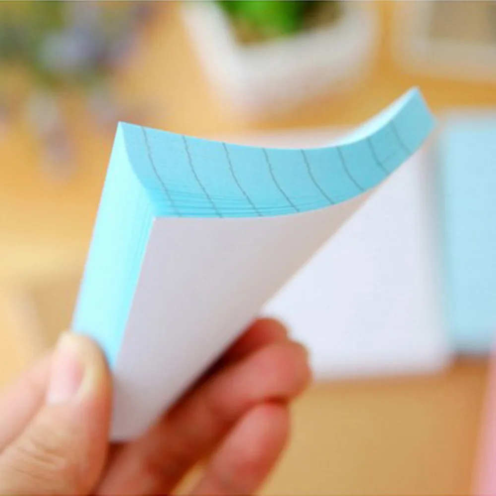 80 листов сплошной цвет memo pad Post It наклейки самоклеющиеся липкие сообщения заметка