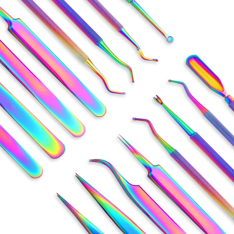 Пушер для кутикулы BORN PRETTY двухсторонний красочный инструмент из нержавеющей