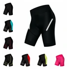 Женские велосипедные шорты, синие, розовые, красные велосипедные шорты с подкладкой, для горных поездок, 2020