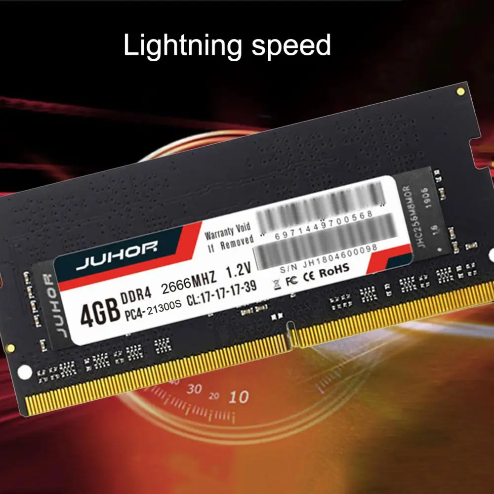 Оперативная память для ноутбука SODIMM 4 Гб Память DDR4 260 контактов 1 2 В с разъемом на