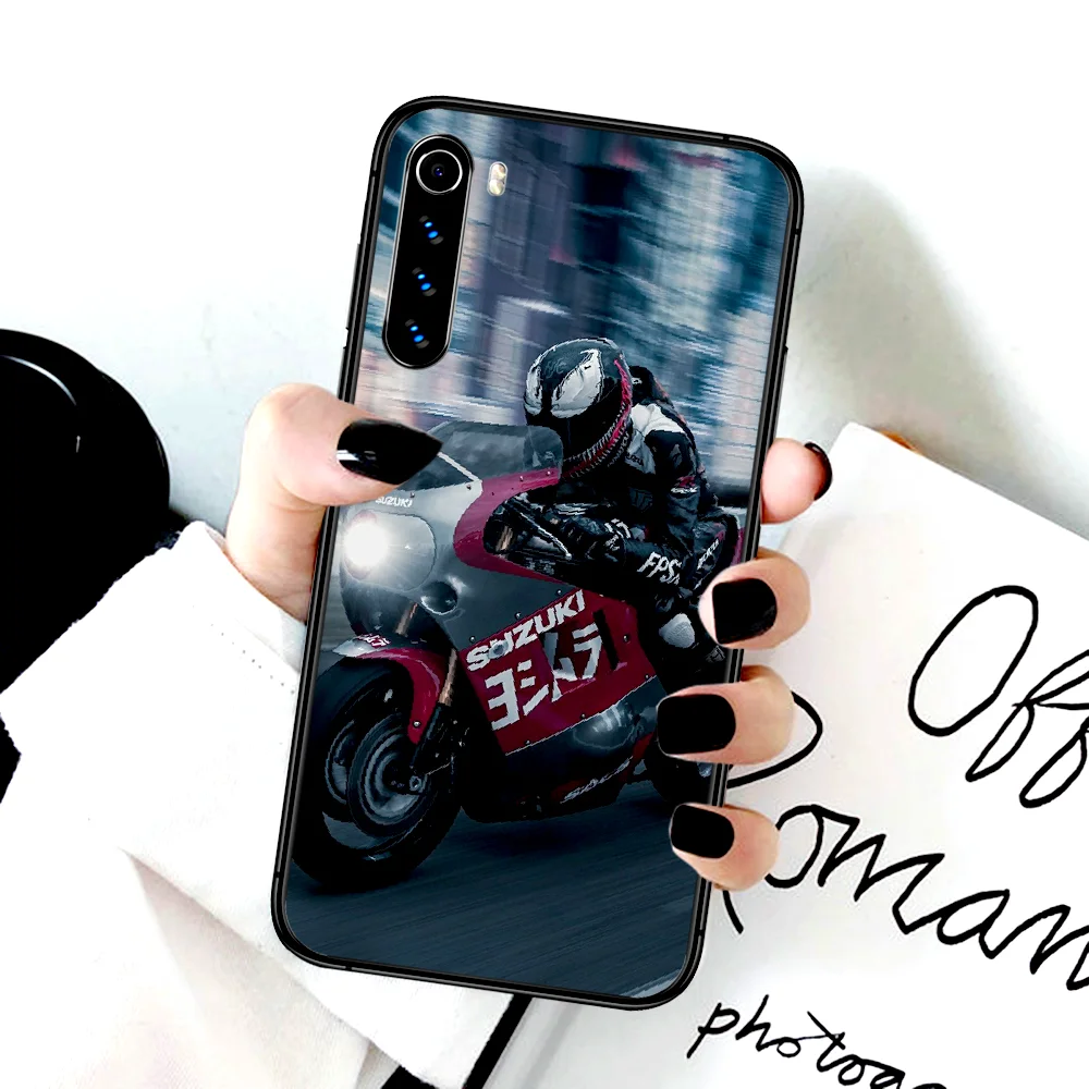 

Suzuki Luxury Car Phone Case For Xiaomi Redmi Note 7 8 8T 9 9S 4X 7 7A 9A K30 Pro Ultra black Prime Luxury Cover Painting Bumper