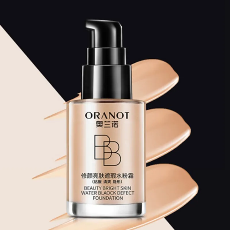 Увлажняющий bb крем контроль масло осветляет кожу цвет покрытия пятна консилер