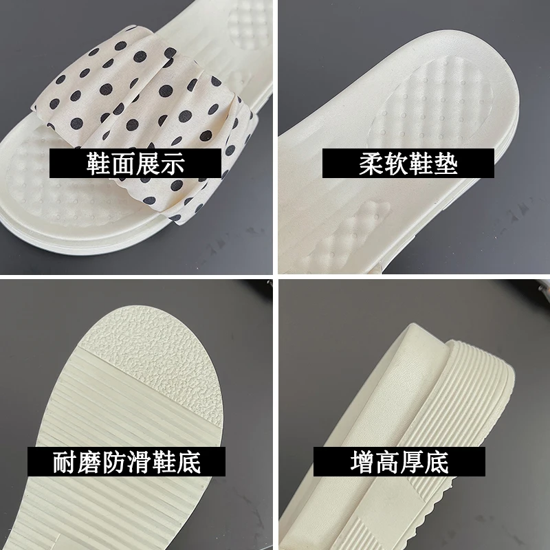 

Low Flat Shoes Female Ladies' Slippers Platform Slipers Women Luxury Slides 2021 Summer Designer Soft Fabric Rubber PU Cotton
