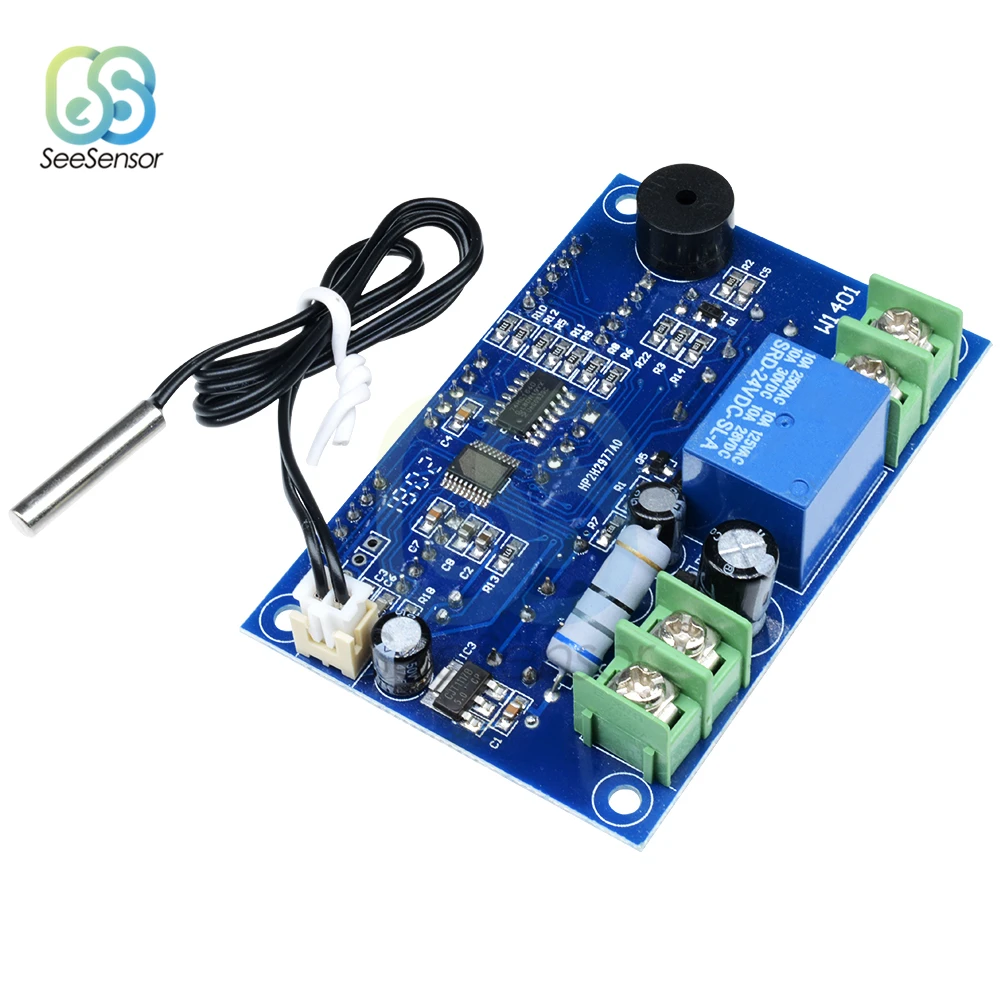 W1401 DC 12V 24V Интеллектуальный цифровой термостат регулятор температуры термометр