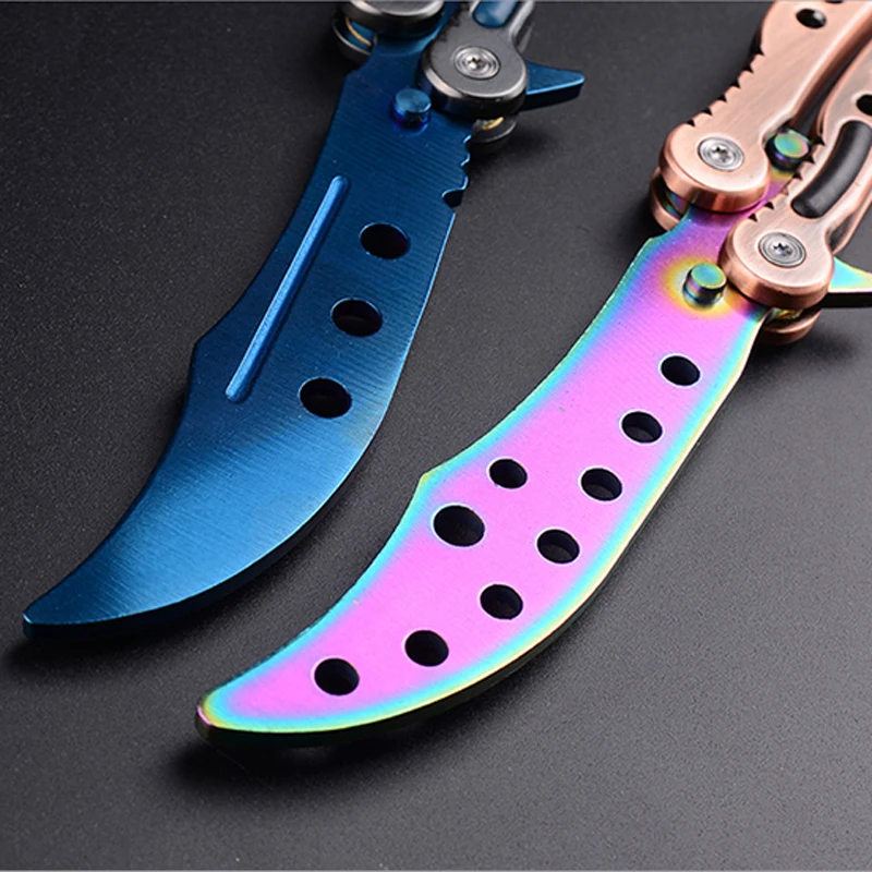 1 шт. 24 см новый дизайн металлический нож бабочка аксессуары для косплея из