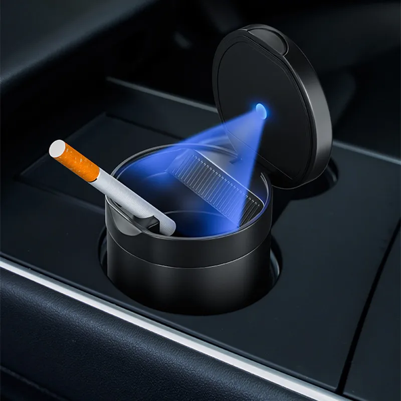 Универсальный автомобильный пепельница портативный светодиодный светильник