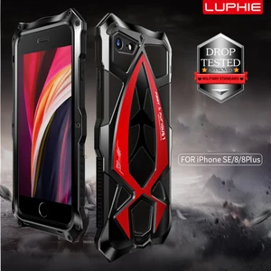 armor metal phone case for iphone se 2020 8 7 plus case funda shockproof cases for apple iphone 7 8 plus case cover outdoo coque free global shipping