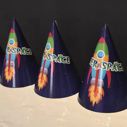 1 Набор космического пространства планета вечерние одноразовая посуда День