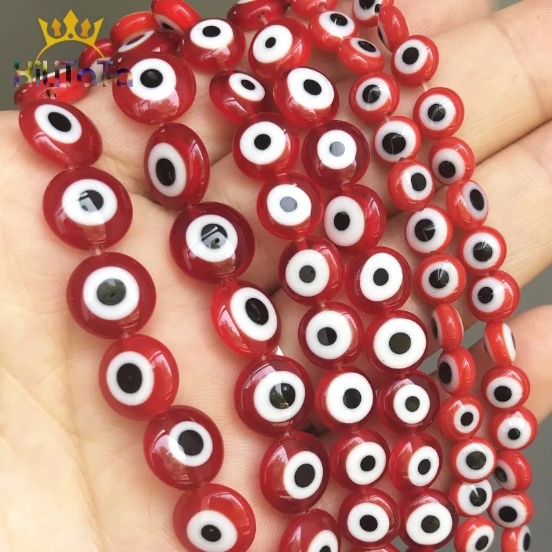 Круглые бусины из глазурованного стекла для изготовления ювелирных изделий 15