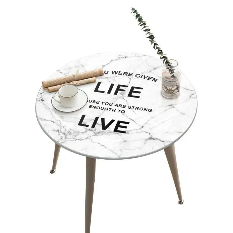 Шикарный Tafellaken прозрачный Круглый Para Redonda Mantel Redondo PVC Nappe Manteles скатерть Toalha De Mesa
