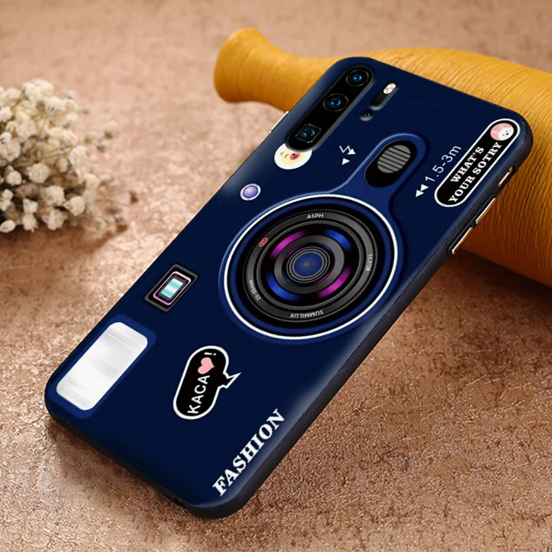 Для huawei P8 P9 P10 Lite Mini P20 P30 Pro камера силиконовый защитный чехол из ТПУ для телефона