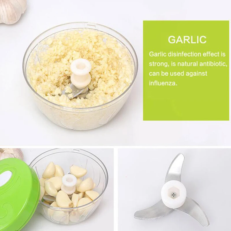 Многофункциональный высокоскоростной измельчитель для чеснока овощей и фруктов