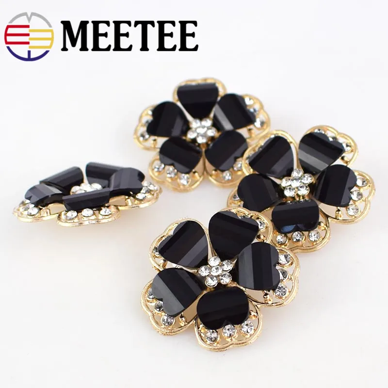 Meetee/5 шт. 38 мм высококачественные металлические кнопки для шубы из меха норки в