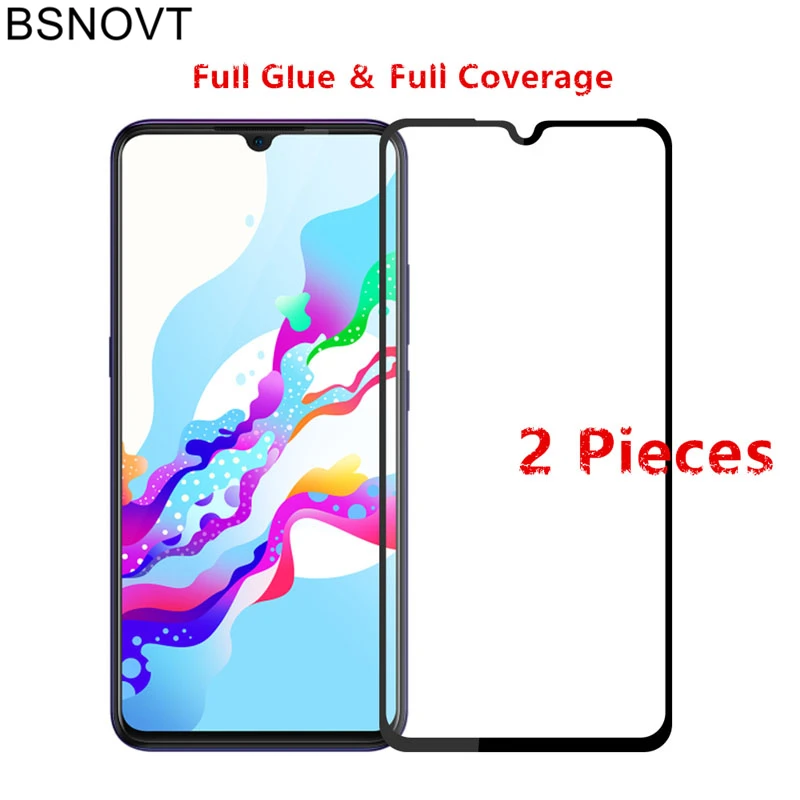 Protector de pantalla de tel&eacute;fono Vivo Z5, pel&iacute;cula de cobertura completa, vidrio para Vivo Z5, vidrio V1921A V1921T 6,38 "BSNOVT, 2 uds.-0