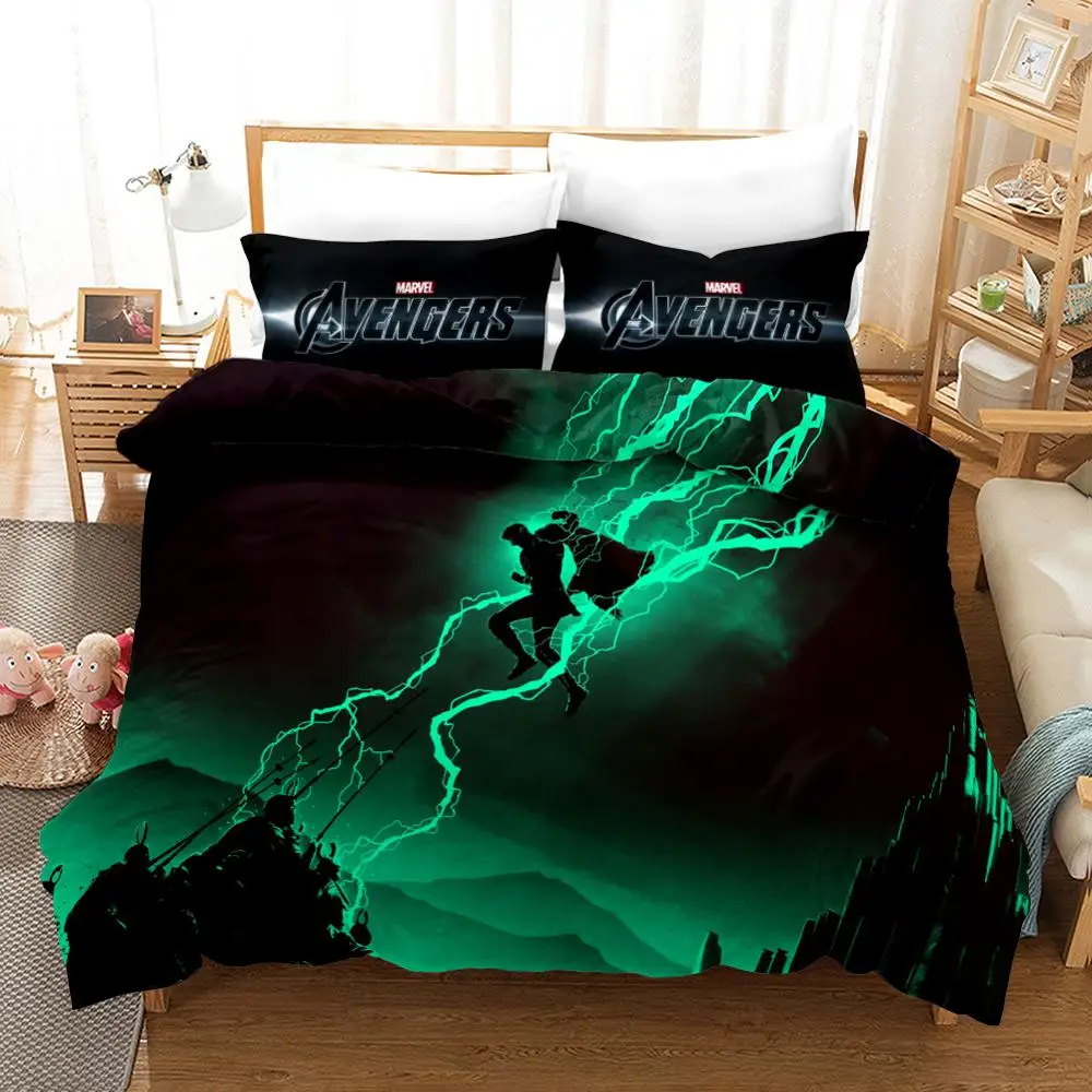 

Bedding set spider man twin size duvet covers for children bedroom decoration double 3 pcs birthday kids's presents hot sale red