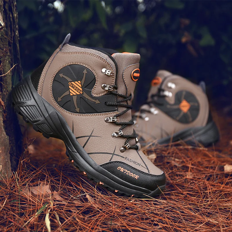 Humtto Большие размеры зимняя мужская походная обувь уличные водонепроницаемые