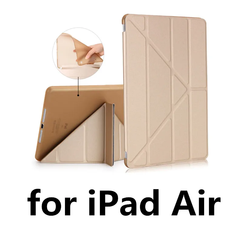 gold Air Силиконовый мягкий чехол для Apple ipad Air 1 Air 2 New ipad 9,7 для ipad 2, 3, 4 Coque Funda для ipad 2, 3, 4 Case - Цвет: gold Air