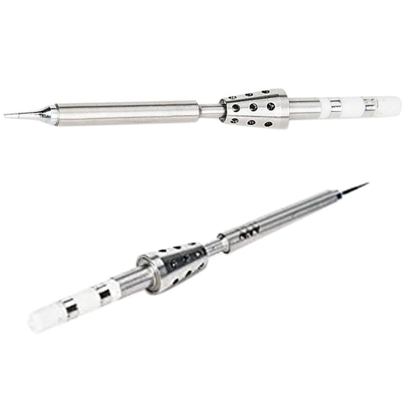 

HOT 2PCS Soldering Tip for TS100 Digital OLED Programmable Pocket-Size Smart Mini Portable Soldering Iron (TS-ILS & TS-C1)