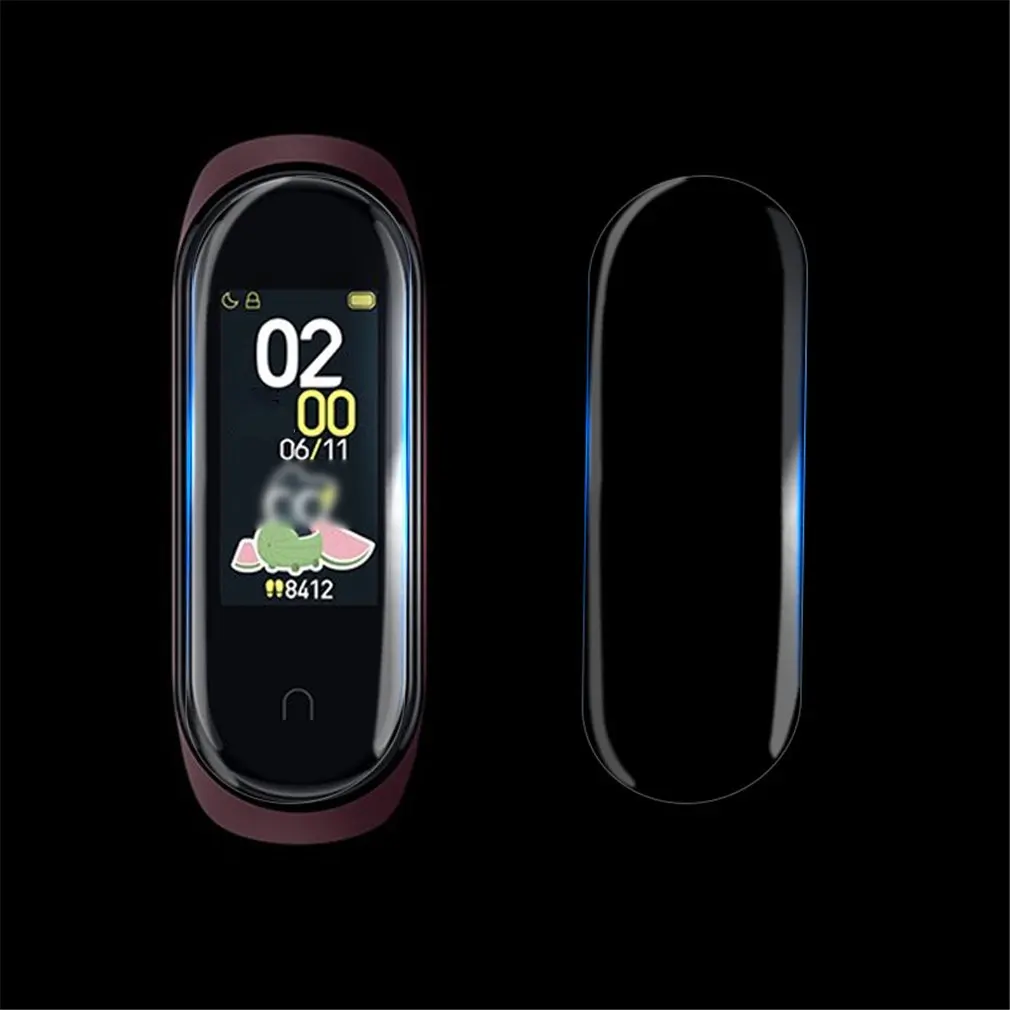 

For Miband 4 Blote Film Zachte Film Hd Film Beschermende Film Glad Oppervlak Automatische Adsorptie Gevoelige Manipulatie
