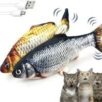 electronic cat toy 3d fish electric simulation fish toys for cats pet playing toy cat supplies juguetes para gatos