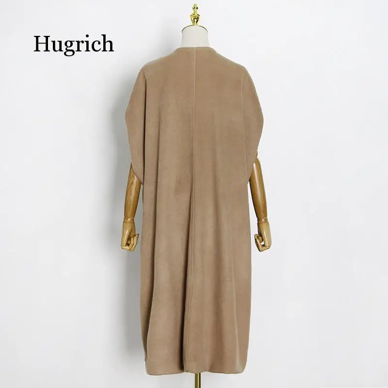 2021 зимняя новая модная футболка в французском ретро-накидка без Рукавов Твид из