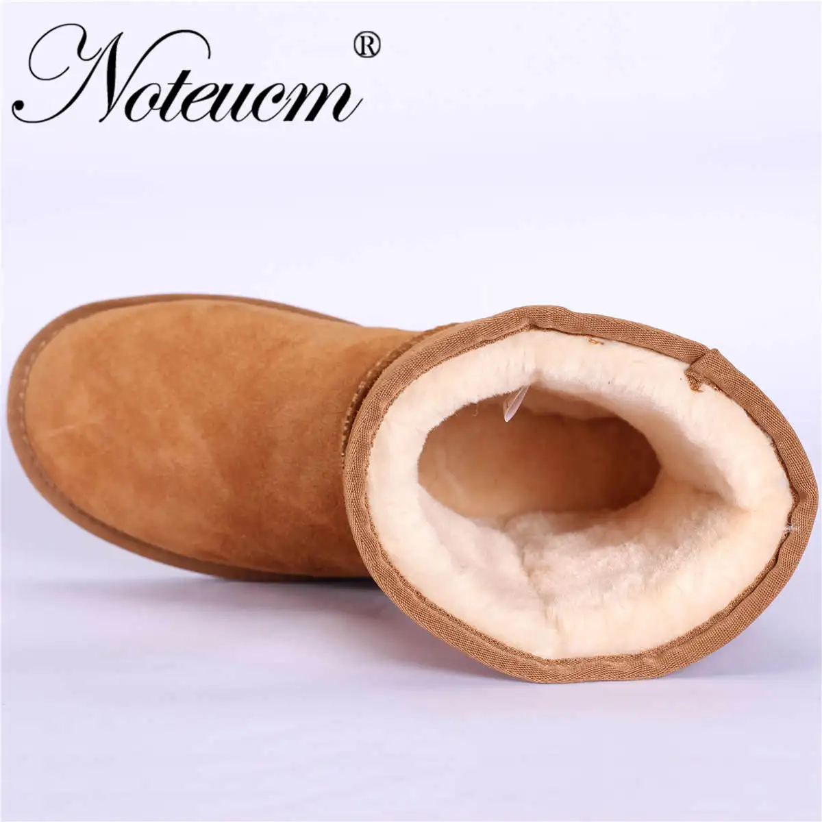 Женские зимние меховые ботинки из натуральной кожи в австралийском стиле