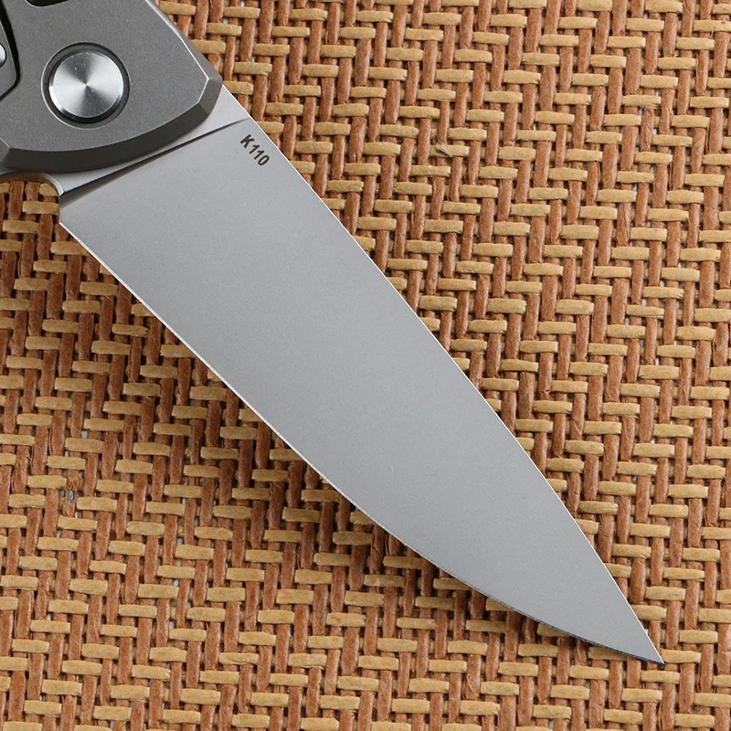 Складной нож Green thorn Flipper клинок 95 K110 с титановым лезвием и подшипниками из