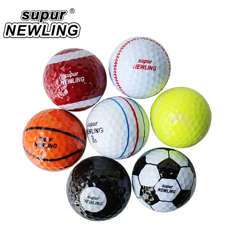 Бесплатная доставка 7 шт./лот разноцветные уличные спортивные мячи для гольфа