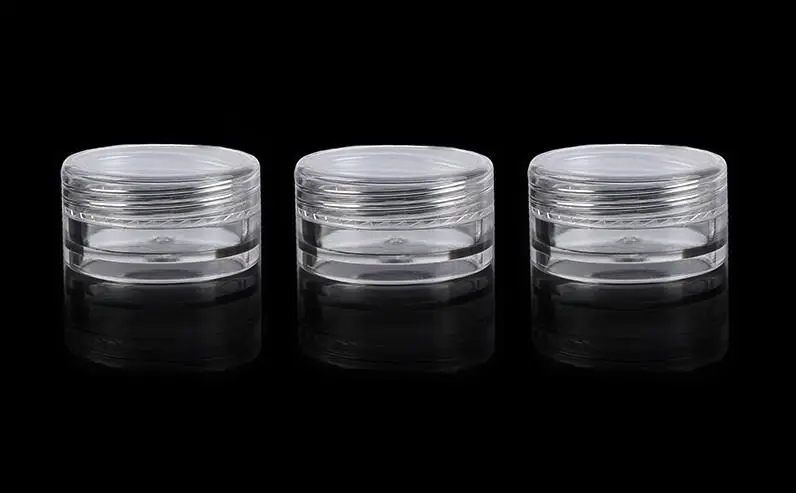 5 шт./лот пластик мл Косметическая банка Пустые Тени для век чехол бутылки с