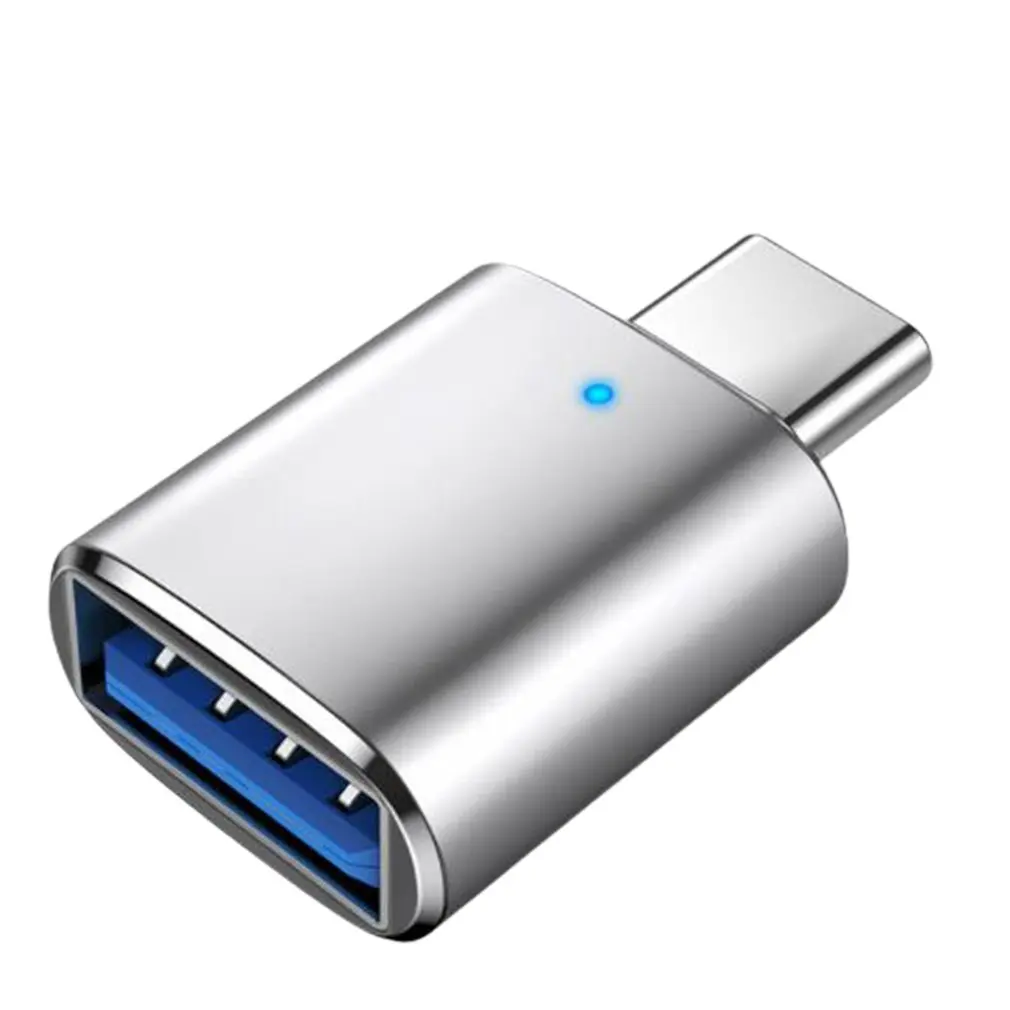 

USB-C USB 3.1 Type C Male To USB 3.0 Female Data Converter Adapter Light OTG Data Adapter Converter USB Hub for huawei xiaomi