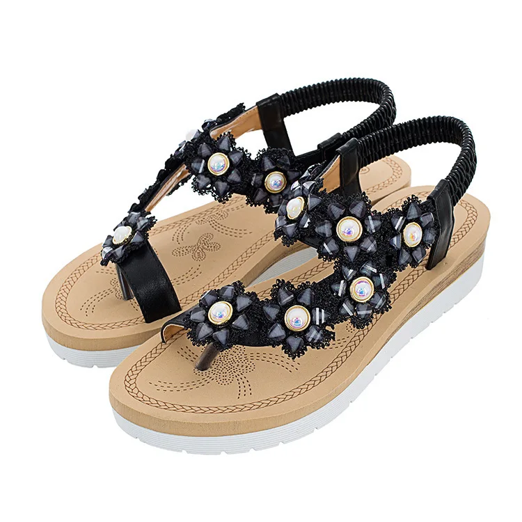 

2021 Woman Sandals New Women's Shoes Flats Casual Female Fashion Open Toe Solid Color Casual New Comfortable Plus Size